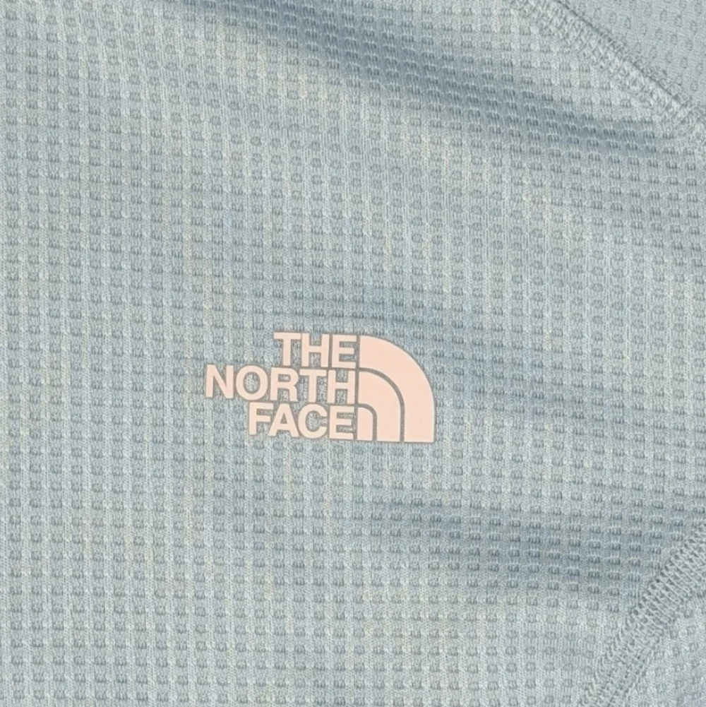 The North Face Womens M Blue VaporWick Short Sleeve 1/4 Zip Running Shirt - Picture 2 of 7